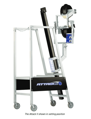 Attack II Volleyball Pitching Machine by Sports Attack Stored