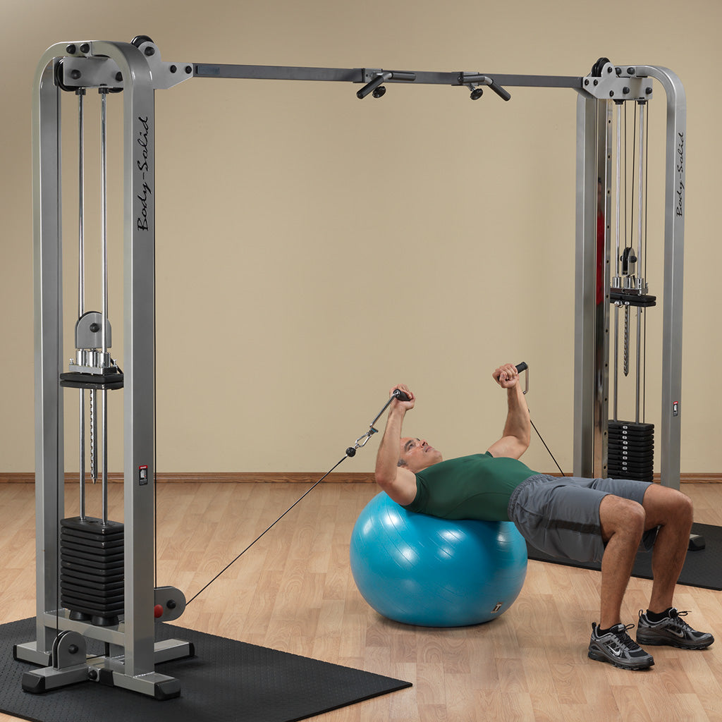 Body Solid Pro Clubline SCC1200G Cable Crossover Top Sports Tech