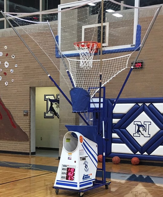 Shooting Machine Area Shoot-A-Way The Gun 6000 Basketball Shooting Machine - Top Sports Tech